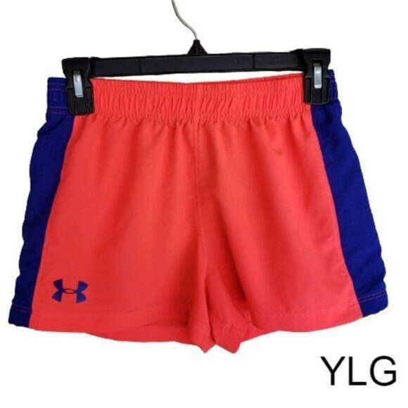Under Armour Girls Sprint Shorts Athletic Running Essential Shorts Large NWOT - Picture 1 of 5